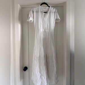 Love Shack Fancy Dress White small